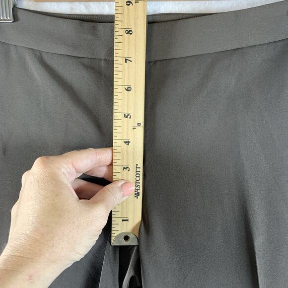 TAHARI Womens Dress Pants Sz 2 Cocoa Brown Bootcut Career Office Parisian New - Picture 7 of 14